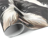 Sjiek Inpakpapier met Shih Tzu (Rol Hoek)