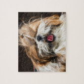 sjiitische tzu-tong leuk schattig legpuzzel (Verticaal)