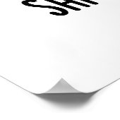 Sjitake gebeurt schamele paddenstoel poster (Hoek)