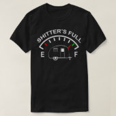 Sjitters, volledige grappige Camper RV Camping T-shirt (Design voorkant)