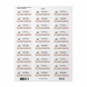 Sjitzu Chinese Hond Etiket (Full Sheet)