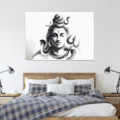 Sjiva Canvas Afdruk (Insitu (Slaapkamer))