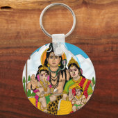 Sjiva Familie Sleutelhanger (Voorkant)