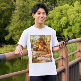 Sjjj… Ik Lees Cozy Lezen Draak T-shirt
