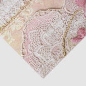 Sjofel Chic Roze Kant  Tissuepapier (Detail)