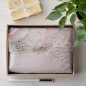 Sjofel Chic Roze Kant  Tissuepapier (Geschenk)