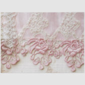 Sjofel Chic Roze Kant  Tissuepapier (Voorkant)