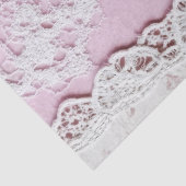 Sjofel Chic Roze Kant  Tissuepapier (Detail)