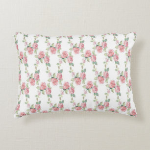 Sjofel Chic Roze Roos Bloem Accent Kussen