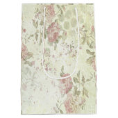 Sjofel Chic Roze Roos Bloem Medium Cadeauzakje (Achterkant)