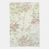 Sjofel Chic Roze Roos Bloem Theedoek (Verticaal)