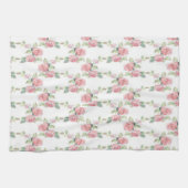 Sjofel Chic Roze Roos Bloem Theedoek (Horizontaal)