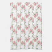 Sjofel Chic Roze Roos Bloem Theedoek (Verticaal)