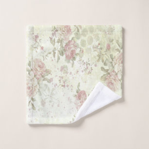 Sjofel Chic Roze Roos Bloem Washandje
