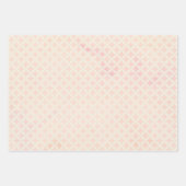 Sjofel Roze Groene Tuin Inpakpapier Vel (Voorkant 3)