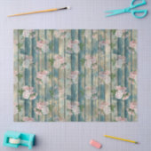 Sjofele Bloem Aqua Serie Design 6 Tissuepapier (Craft)