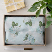 Sjofele Bloem Aqua Serie Ontwerp 1 Tissuepapier (Geschenk)