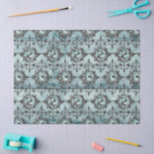 Sjofele Bloem Aqua Serie Ontwerp 4 Tissuepapier (Craft)