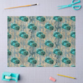 Sjofele Bloem Aqua Serie Ontwerp 5 Tissuepapier (Craft)