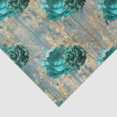 Sjofele Bloem Aqua Serie Ontwerp 5 Tissuepapier (Detail)