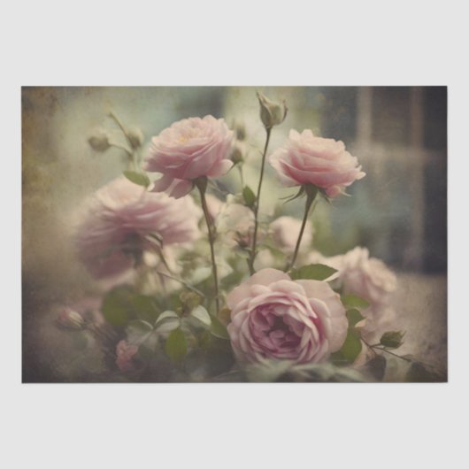 Sjofele Bloemen Tissuepapier (Voorkant)