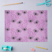 Sjofele Bloemige Paarse Serie Ontwerp 4 Tissuepapier (Craft)