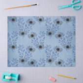 Sjofele Bloemserie Blauwe Serie Ontwerp 3 Tissuepapier (Craft)