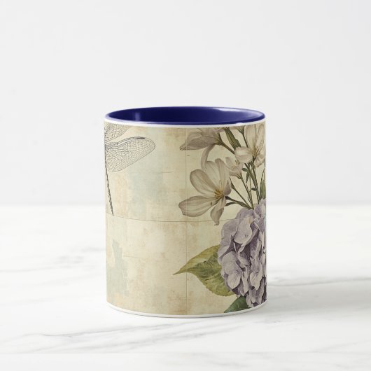 Sjofele Chic Hydrangea's en Libel Mok (Midden)
