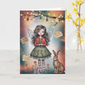 Sjofele Chic Meisjes Wenskaart  Kaart (Gele Bloem)