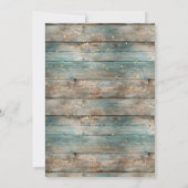 Sjofele Chic Pastelkleurige Houten Tafel Nummer (Achterkant)