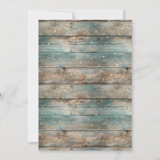 Sjofele Chic Pastelkleurige Houten Tafel Nummer (Achterkant)