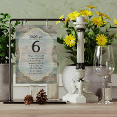 Sjofele Chic Pastelkleurige Houten Tafel Nummer