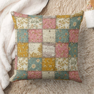 Sjofele Chic Roos Quilt Patroon Kussen
