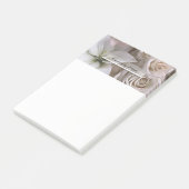 Sjofele Chic Roze Bloemige Landelijke Bloemen Op M Post-it® Notes (Schuin)