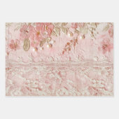 Sjofele Chic Roze Kant Inpakpapier Vel (Voorkant 3)
