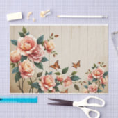 Sjofele Chic Rozen Kunst Schilderij Tissuepapier (Craft)