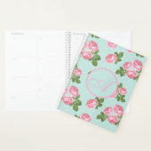 Sjofele Chic Rozen Retro Trendy Teal Planner (Display)
