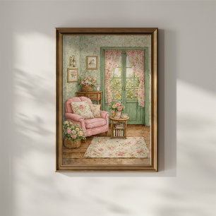 Sjofele Chic Tuin Leeshoek Poster