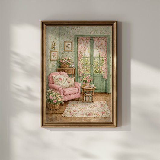 Sjofele Chic Tuin Leeshoek Poster
