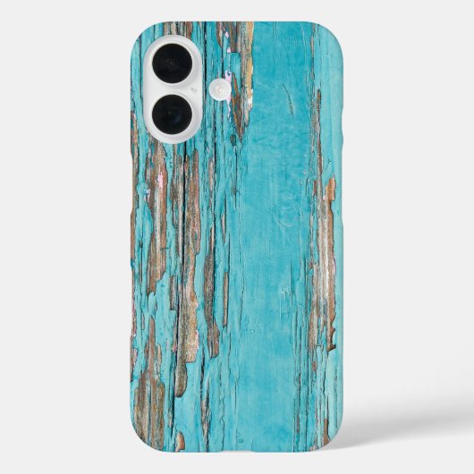 sjofele chic turquoise hout Case-Mate iPhone case (Achterkant)
