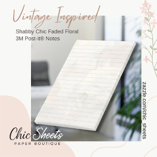 Sjofele Chic Vervaaide Bloem 3M Post-it® Notities Notes
