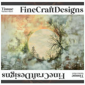 Sjofele Chic Vintage Landschap A3R Decoupage Tissuepapier