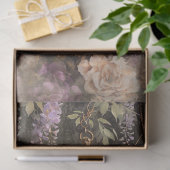 Sjofele Chic Vintage Vogelkooi, Vogel & Bloemen Tissuepapier (Geschenk)