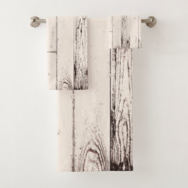 Sjofele Ivoren Houten Landelijke Boerderij Schuur Bad Handdoek