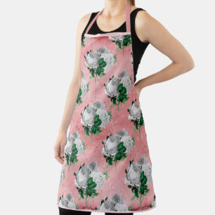 Sjofele Roze Bloem Serie Design 7 Schort