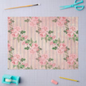 Sjofele Roze Bloem Serie Ontwerp 6 Tissuepapier (Craft)
