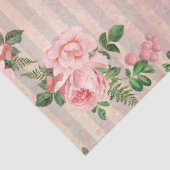 Sjofele Roze Bloem Serie Ontwerp 6 Tissuepapier (Detail)