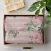 Sjofele Roze Bloem Serie Ontwerp 6 Tissuepapier (Geschenk)