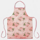 Sjofele Roze Bloemenserie Ontwerp 1 Schort (Voorkant)