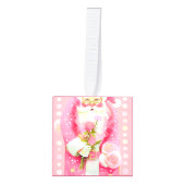 Sjofele Roze Chic Roze Kerstman Romantisch Decoratie (Voorkant)